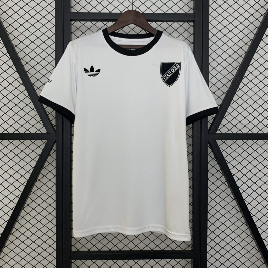 Camiseta Colo Colo 25/26 100th aniversario blanca