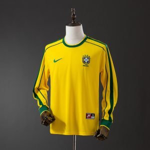 Camiseta Brasil 1998 1º equipación larga