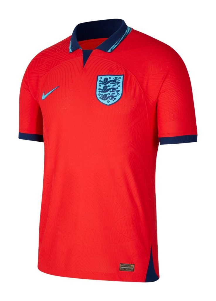 Camiseta Inglaterra 2022 2º equipación
