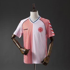 Camiseta Dinamarca 1986 2º equipación