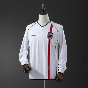 Camiseta Inglaterra 2002 1º equipación larga