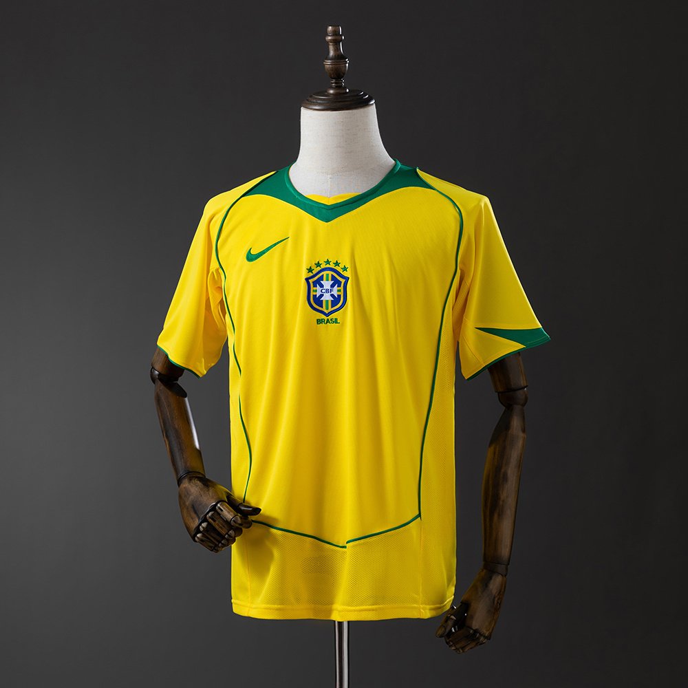 Camiseta Brasil 2004 1º equipación
