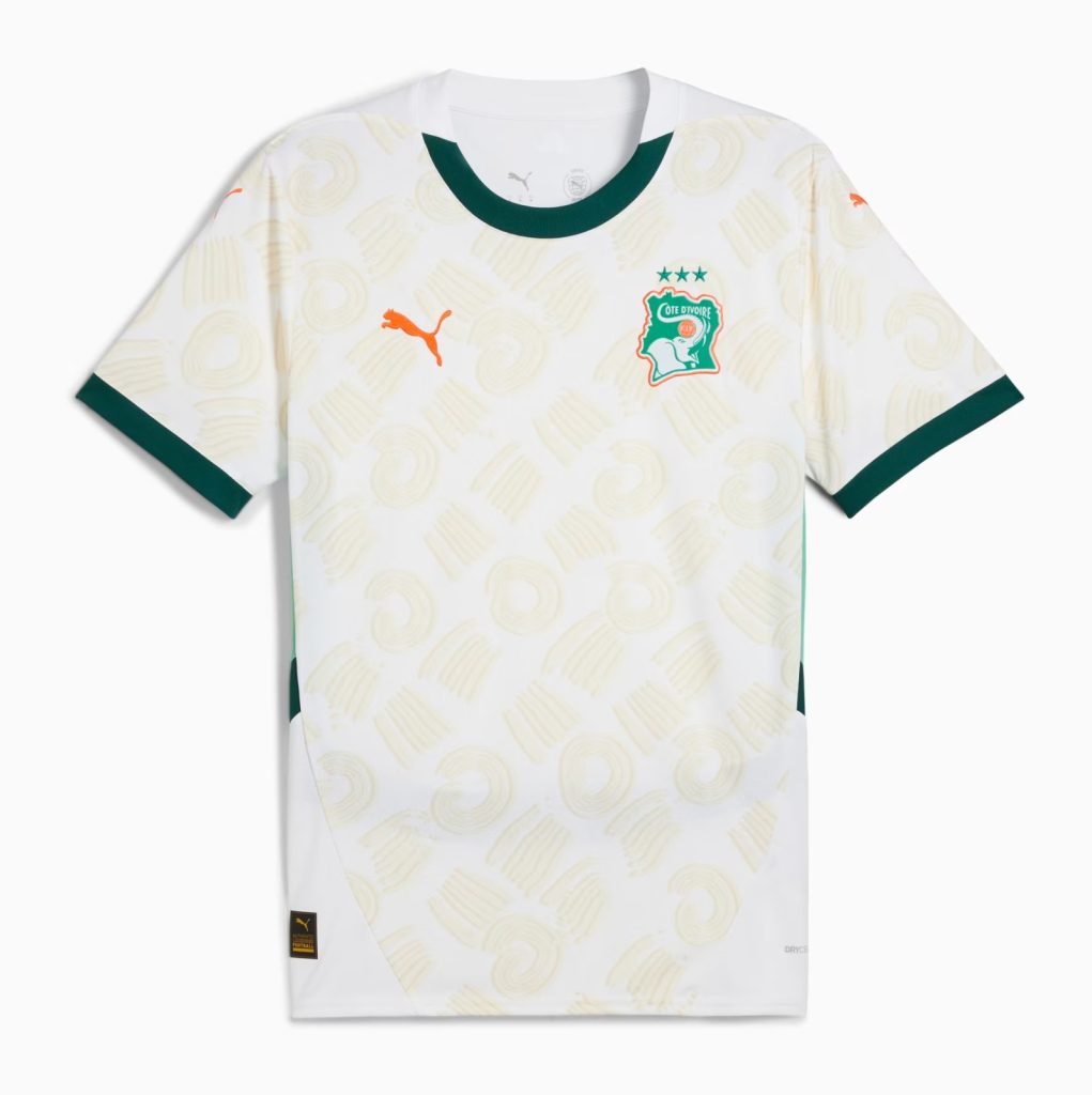 Camiseta Costa de Marfil 2025 2º equipación