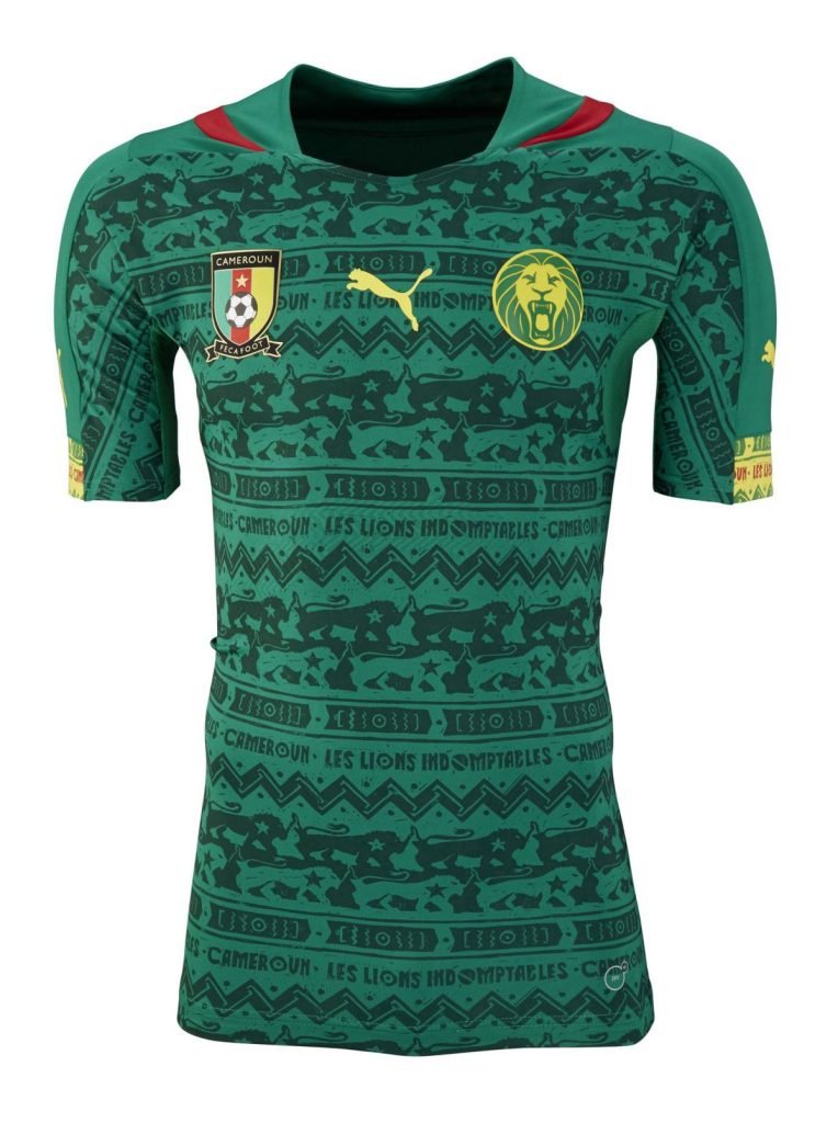 Camiseta Camerún 2014 1º equipación