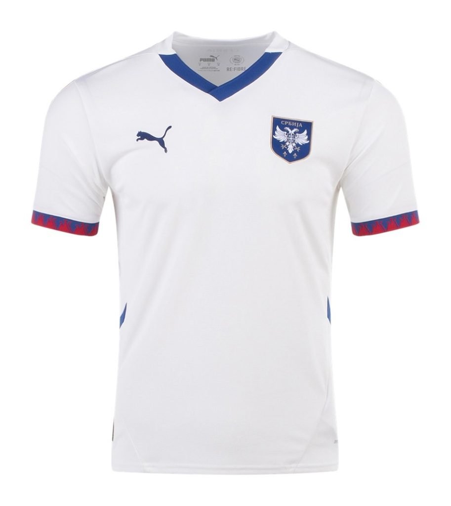 Camiseta Serbia 2025 1º equipación