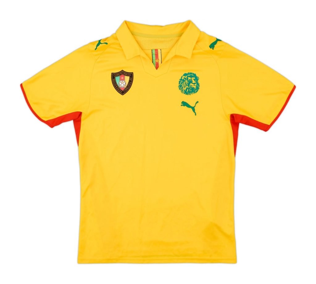 Camiseta Camerún 2008 2º equipación