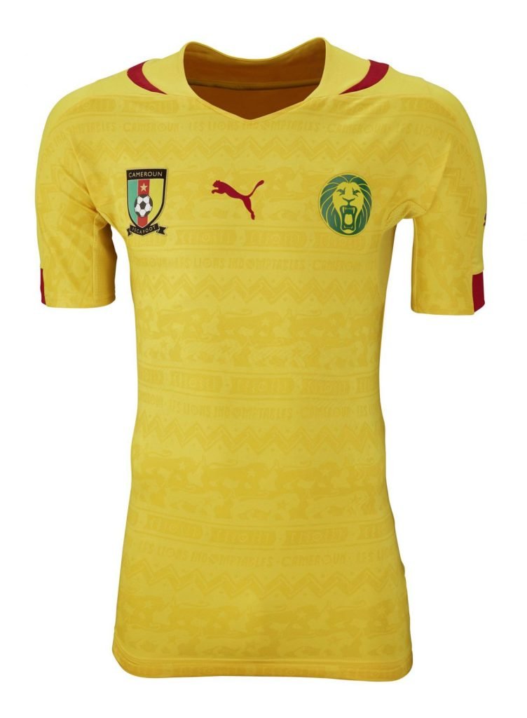 Camiseta Camerún 2014 2º equipación