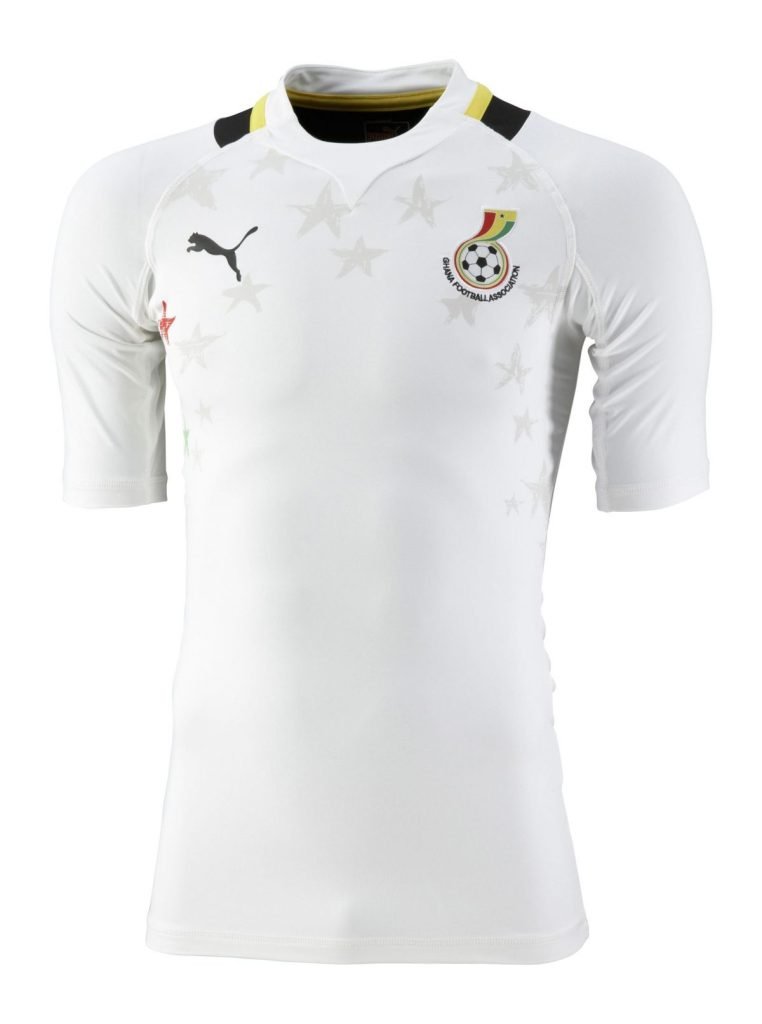 Camiseta Ghana 2012 1º equipación