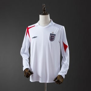Camiseta Inglaterra 2006 1º equipación larga