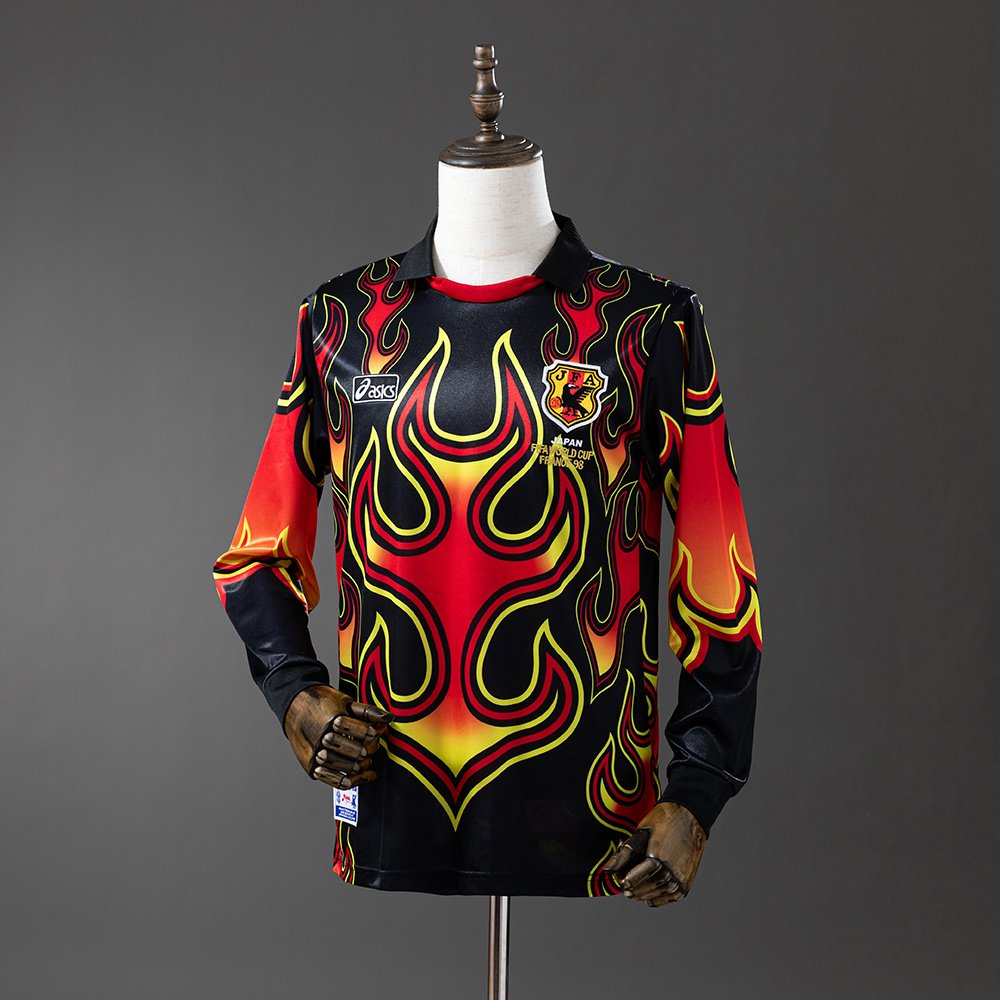 Camiseta Japón 1998 1º equipación portero larga