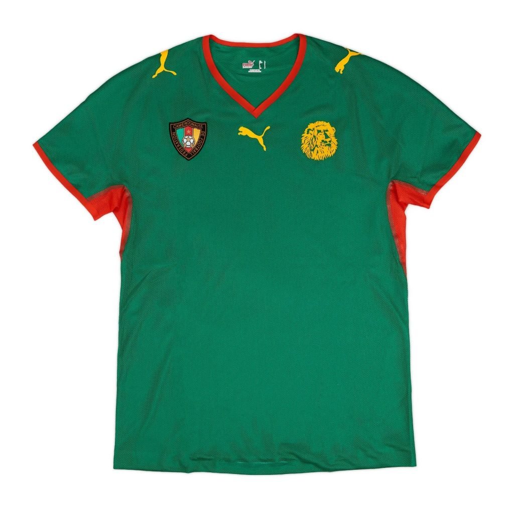Camiseta Camerún 2008 1º equipación