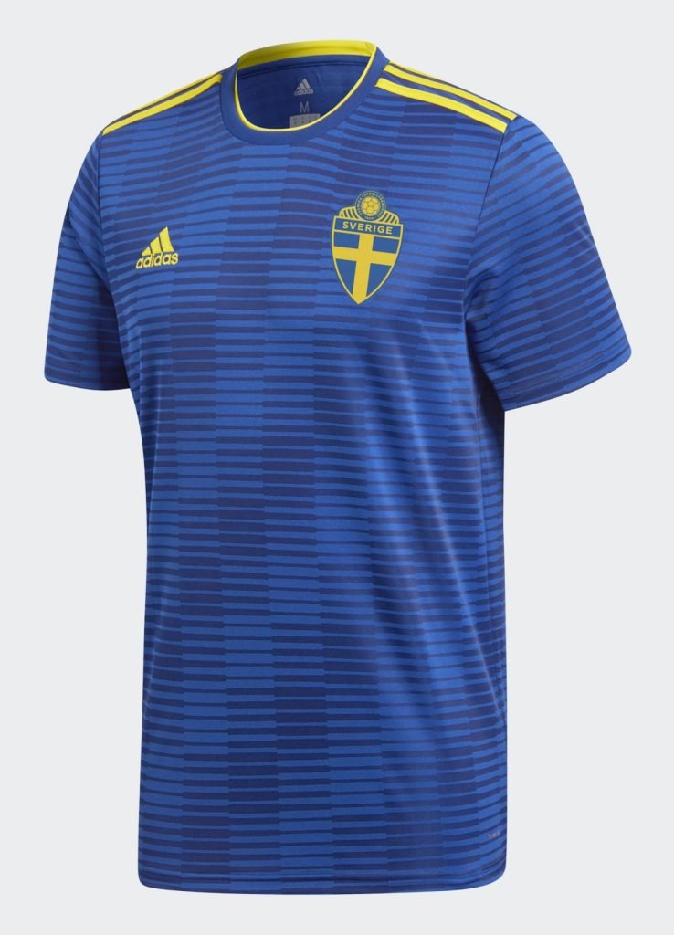 Camiseta Suecia 2018 2º equipación