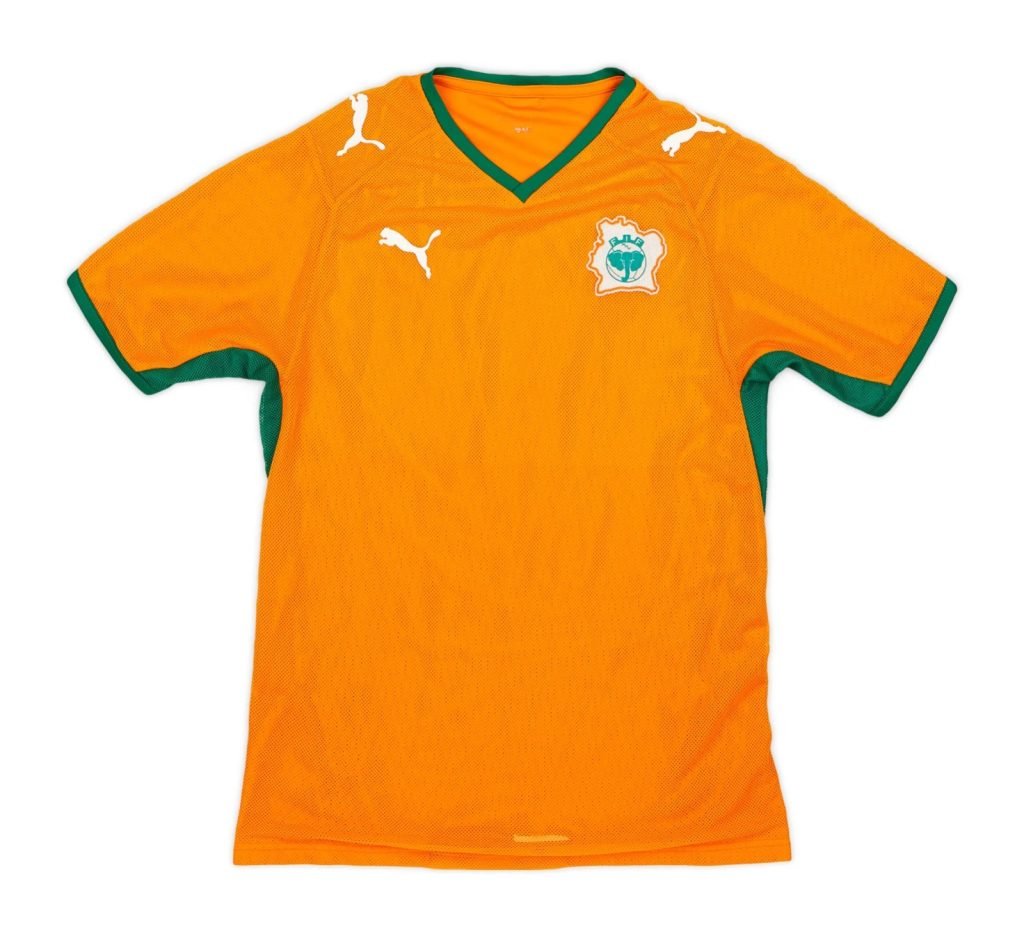Camiseta Costa de Marfil 2008 1º equipación