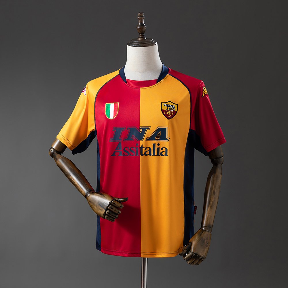 Camiseta AS Roma 01/02 edición especial champions