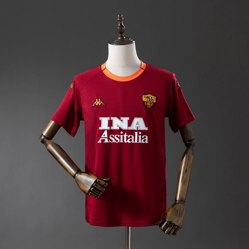 Camiseta AS Roma 00/01 1º equipación