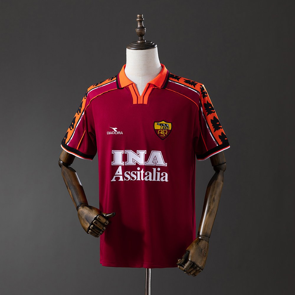 Camiseta AS Roma 98/99 1º equipación