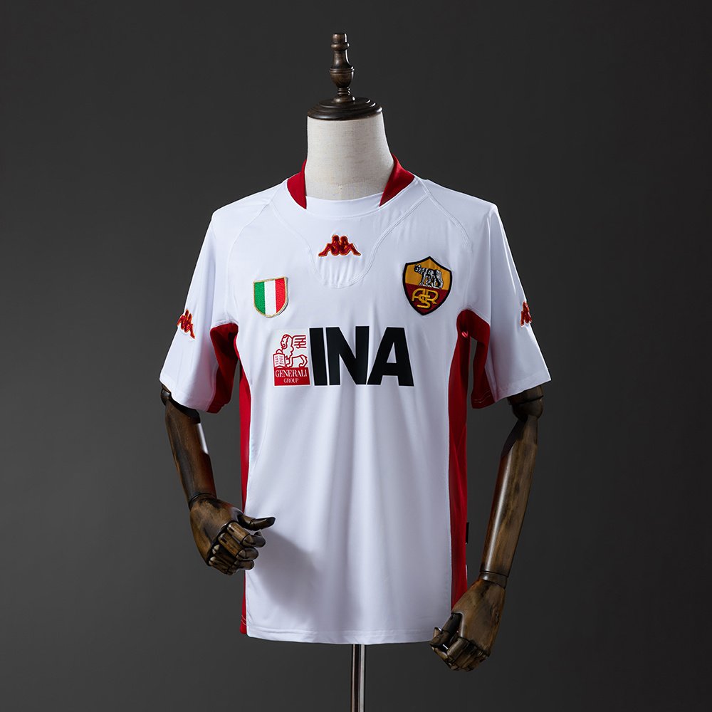 Camiseta AS Roma 01/02 2º equipación