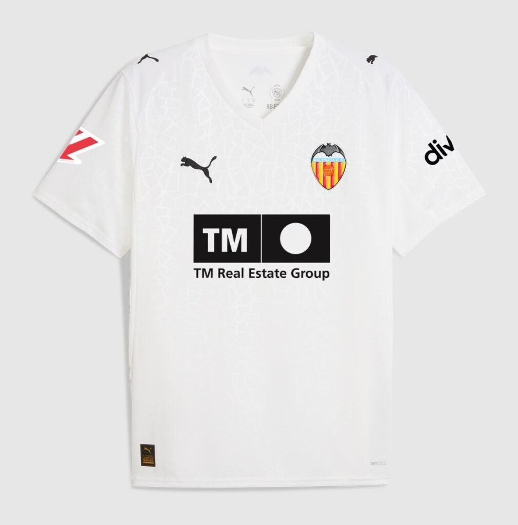 Camiseta Valencia 25/26 1º equipación